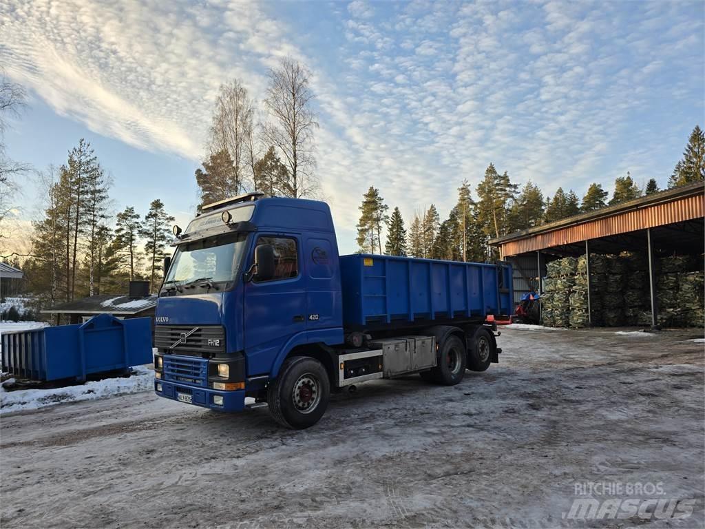 Volvo FH 12 420 Savivarčiai su kabeliniu keltuvu