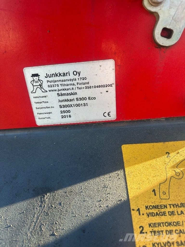 Junkkari S300 Eco Sėjamieji kombainai