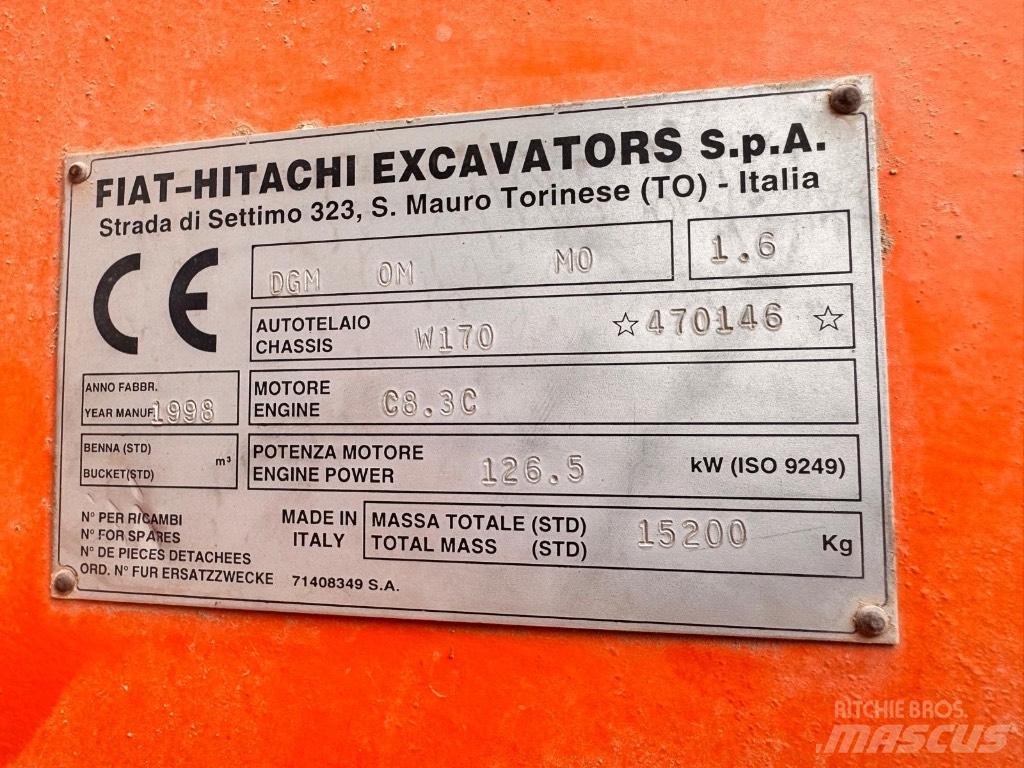 Hitachi W 170 Naudoti ratiniai krautuvai