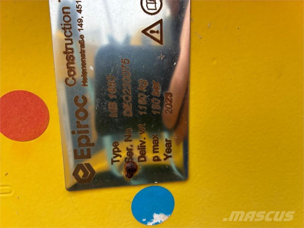 Epiroc MB1650 Hidrauliniai kūjai / Trupintuvai