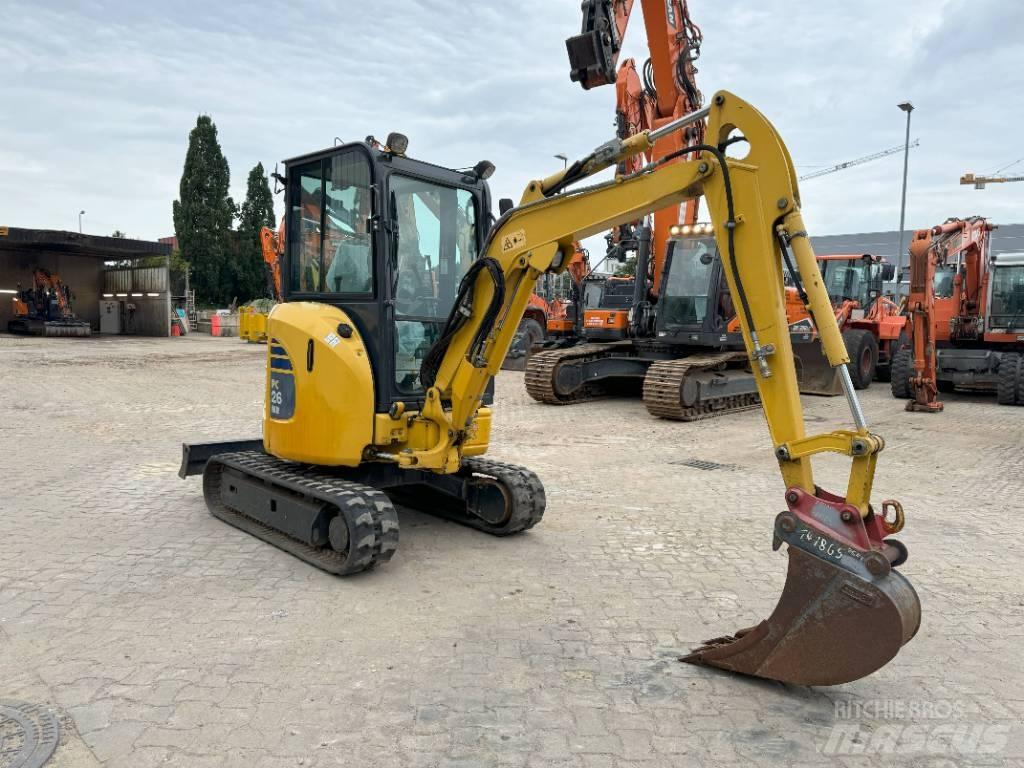 Komatsu PC26MR-3 Mini ekskavatoriai < 7 t