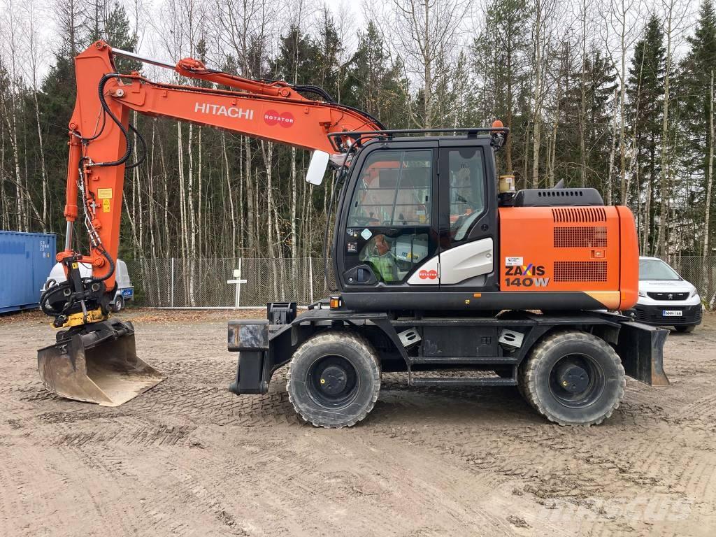 Hitachi ZX 140 W-5B Ratiniai ekskavatoriai
