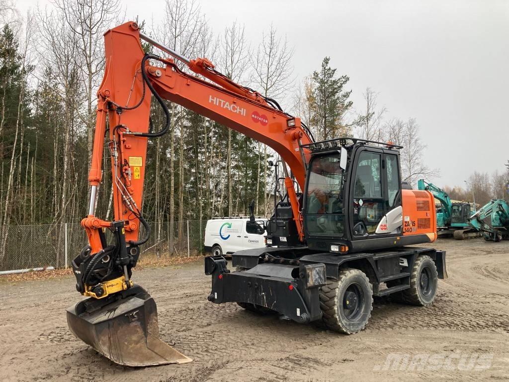 Hitachi ZX 140 W-5B Ratiniai ekskavatoriai