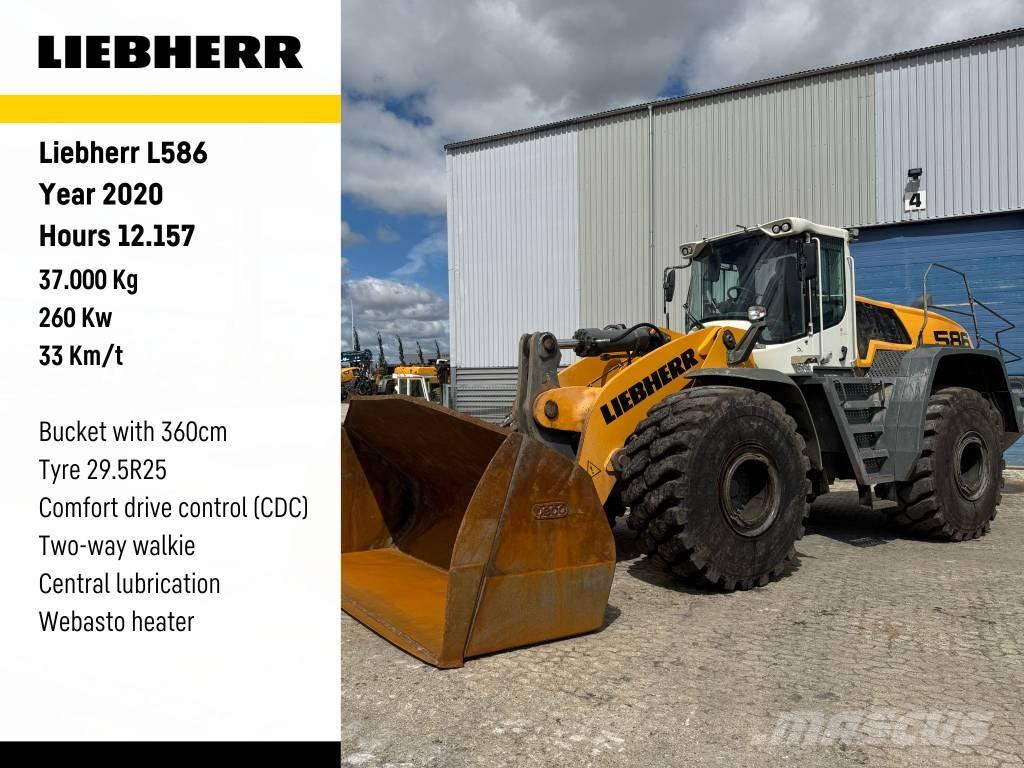Liebherr L586 Naudoti ratiniai krautuvai