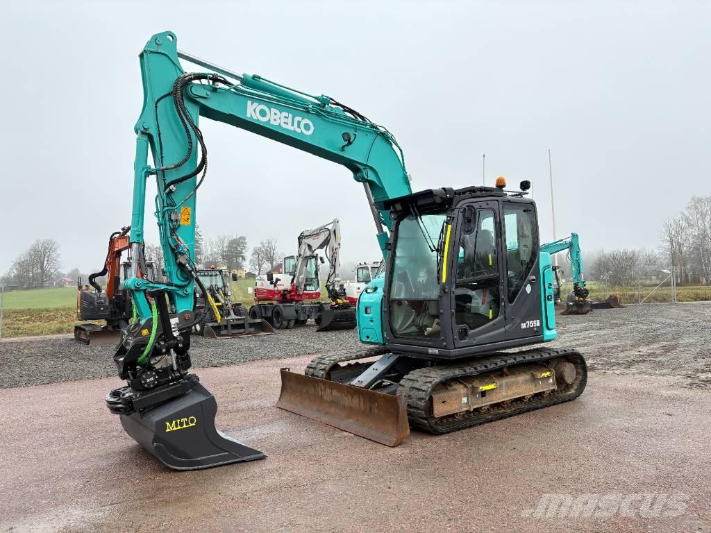 Kobelco SK75SR-7 Vidutinės galios ekskavatoriai 7-12 t