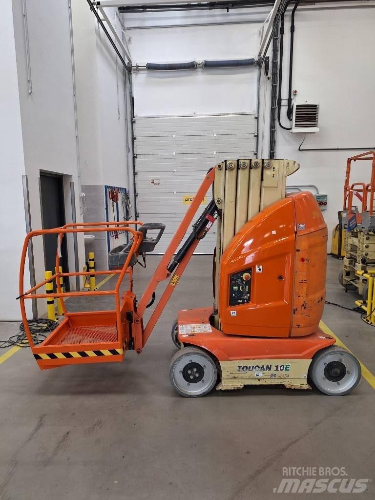 JLG Toucan 10 E Vertikalūs stiebiniai keltuvai