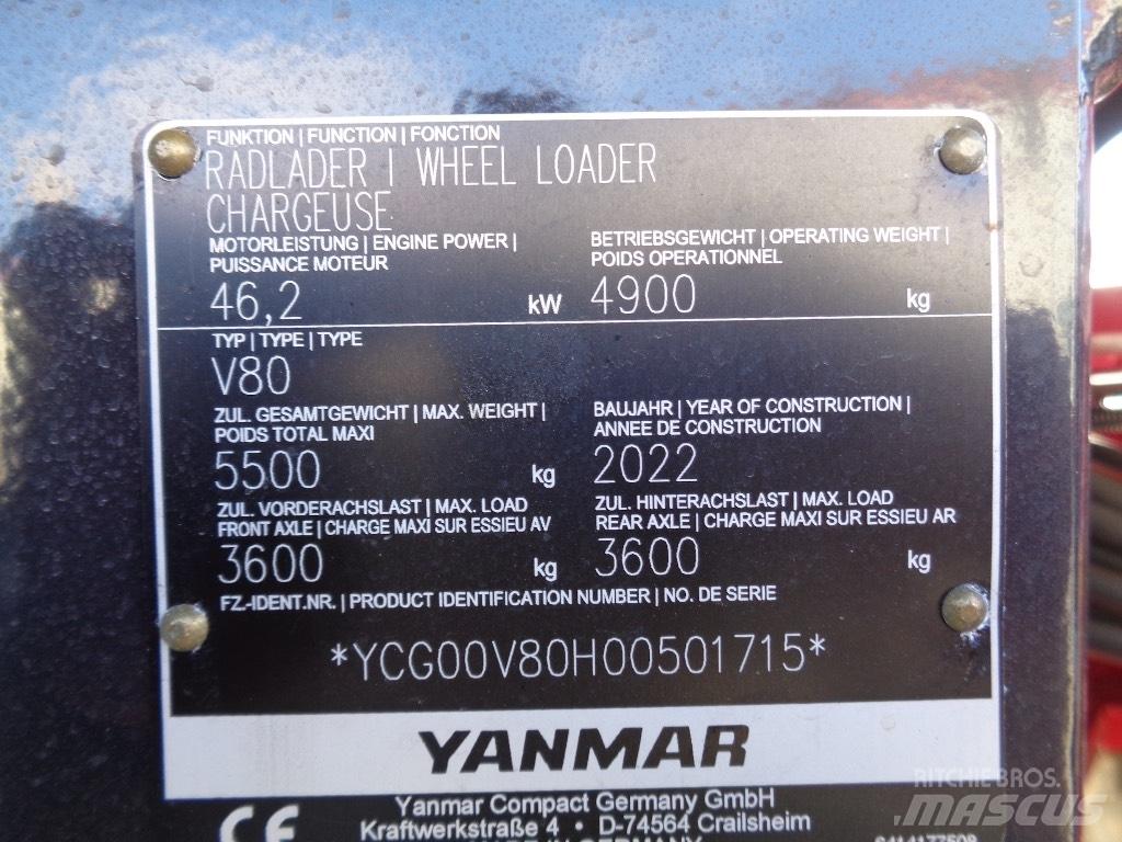 Yanmar V80 Naudoti ratiniai krautuvai