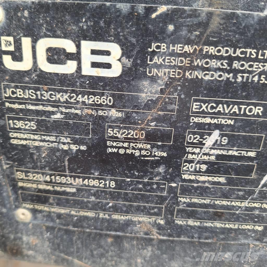 JCB JS 131 LC Vikšriniai ekskavatoriai