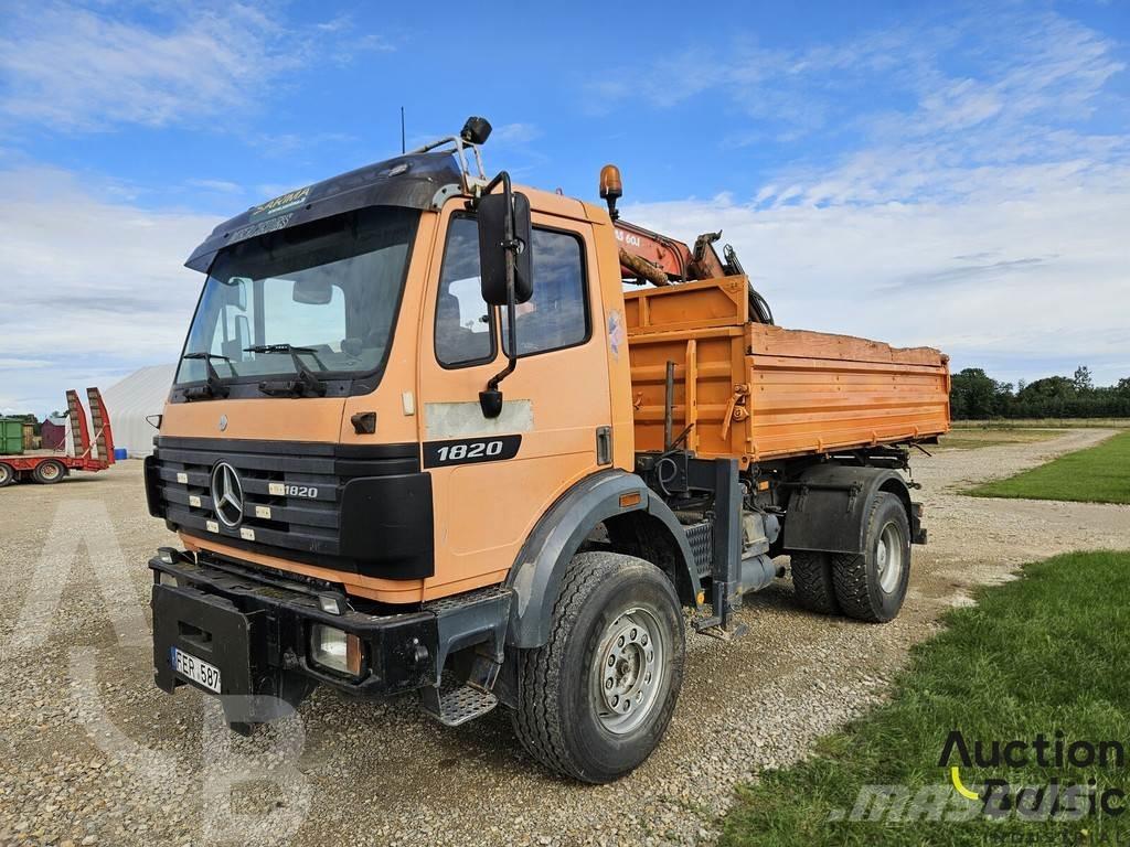 Mercedes-Benz 1820 Savivarčių priekabų vilkikai