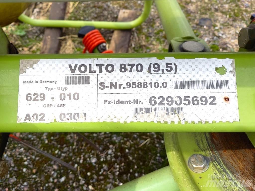 CLAAS Volto 870 Šieno grėbliai ir vartytuvai