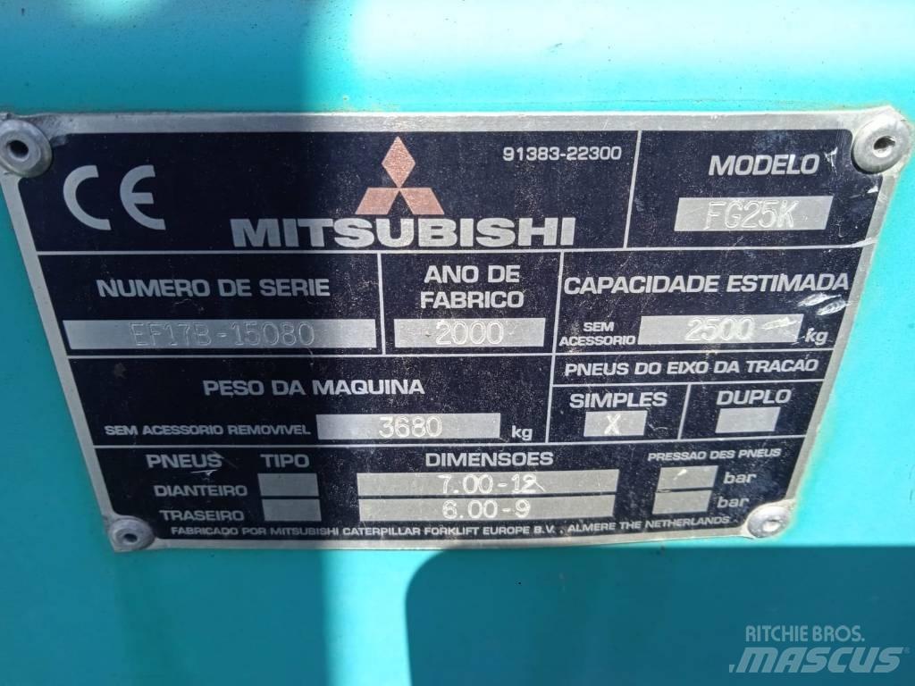 Mitsubishi FG25K LPG (dujiniai) krautuvai