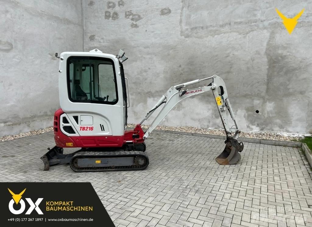 Takeuchi TB 216 Mini ekskavatoriai < 7 t