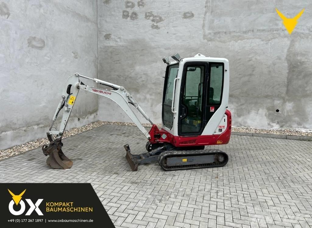 Takeuchi TB 216 Mini ekskavatoriai < 7 t