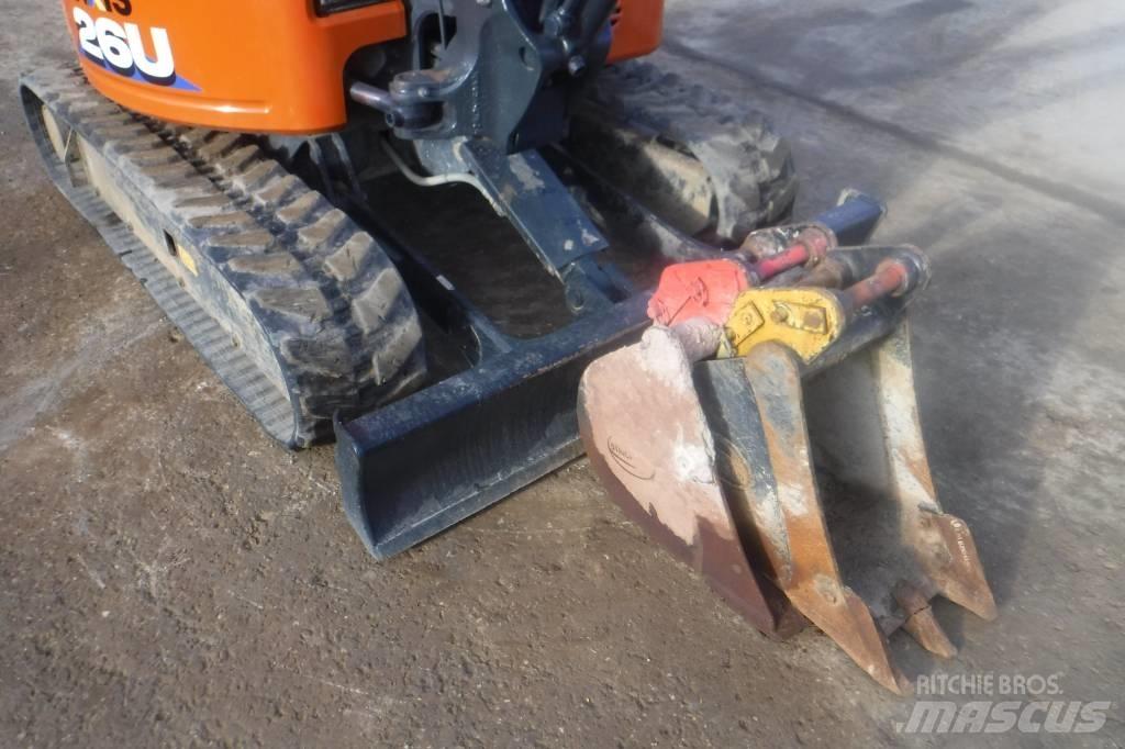 Hitachi ZX 26 U-6 Mini ekskavatoriai < 7 t
