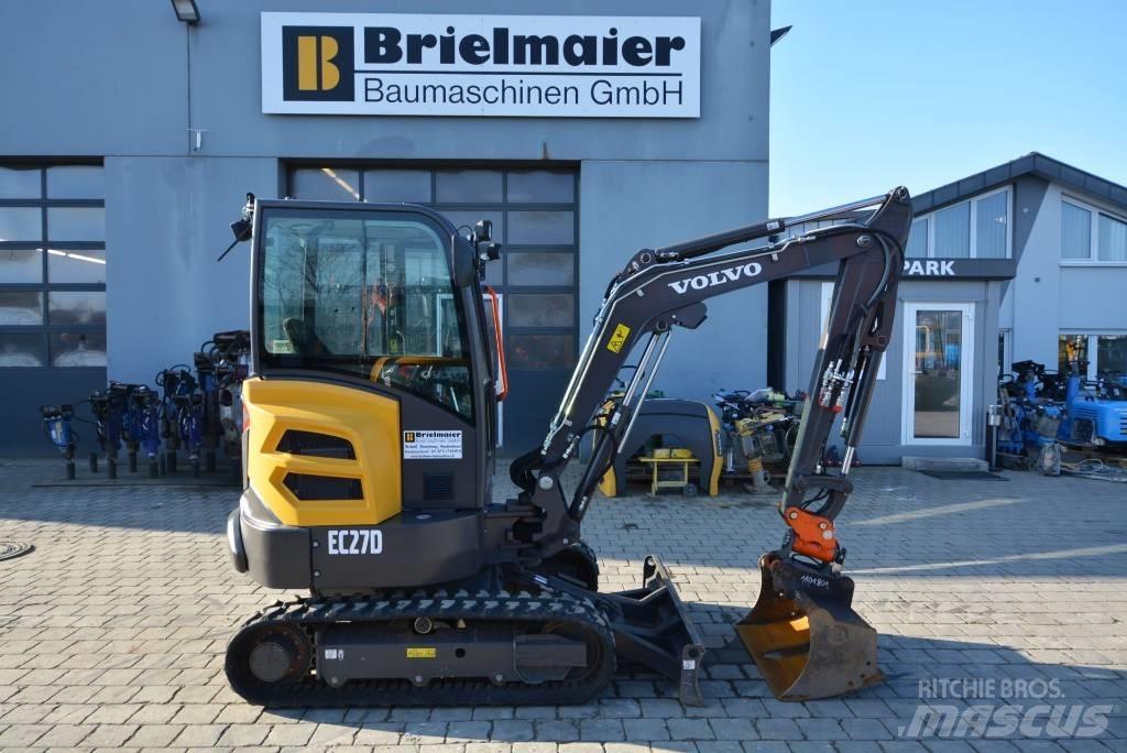 Volvo EC 27 D Mini ekskavatoriai < 7 t