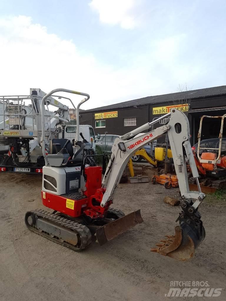 Takeuchi TB210R Mini ekskavatoriai < 7 t