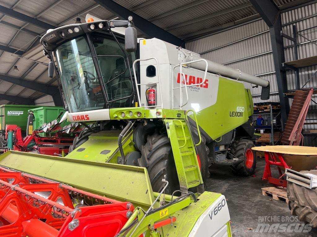 CLAAS Lexion 650 Derliaus nuėmimo kombainai