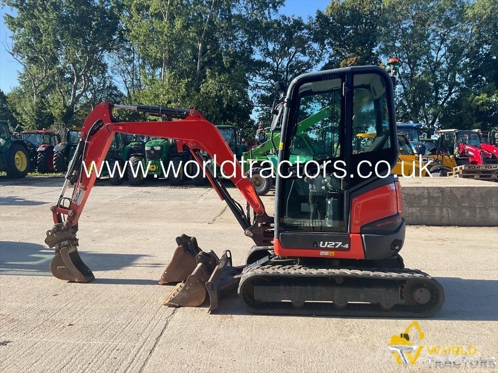 Kubota U 27-4 Mini ekskavatoriai < 7 t
