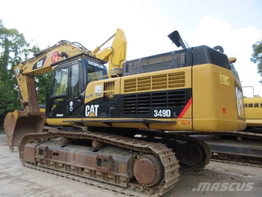 CAT 349 D Vikšriniai ekskavatoriai