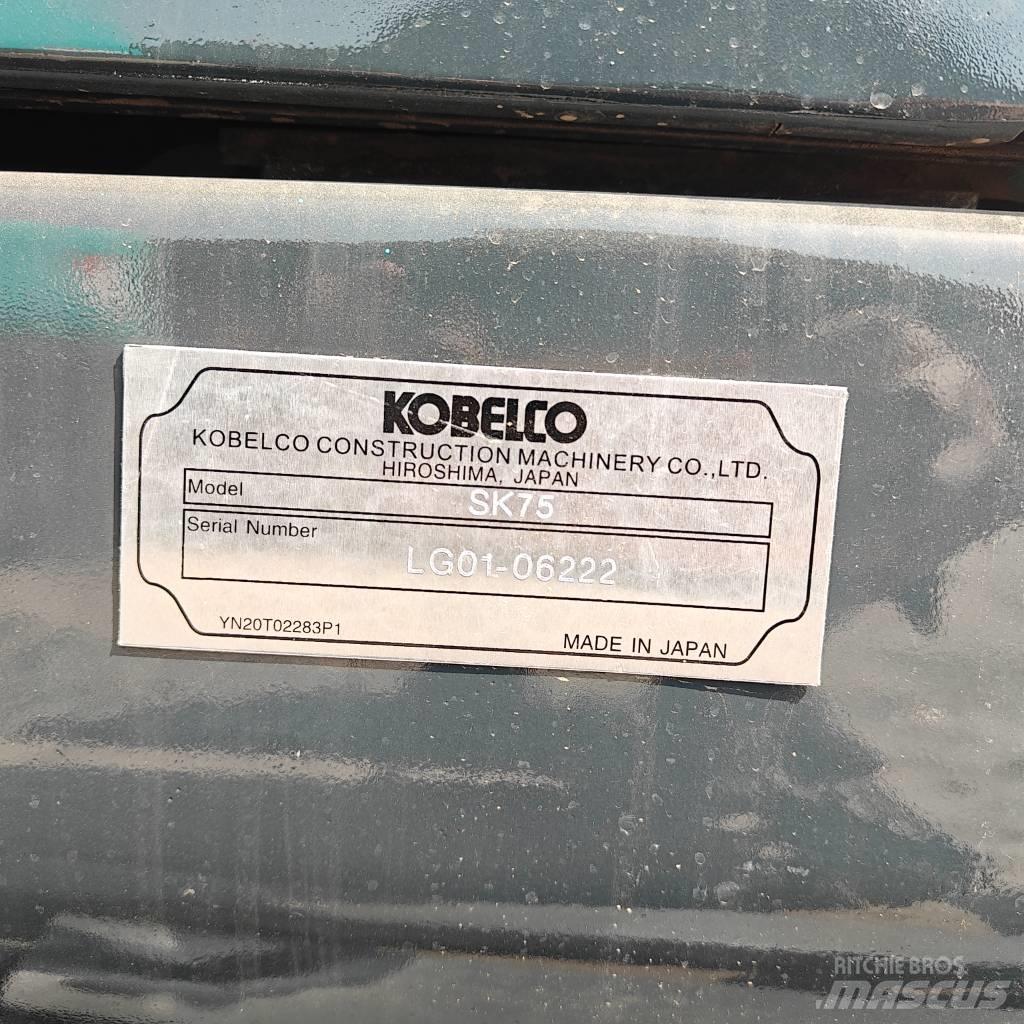 Kobelco 75D Vikšriniai ekskavatoriai