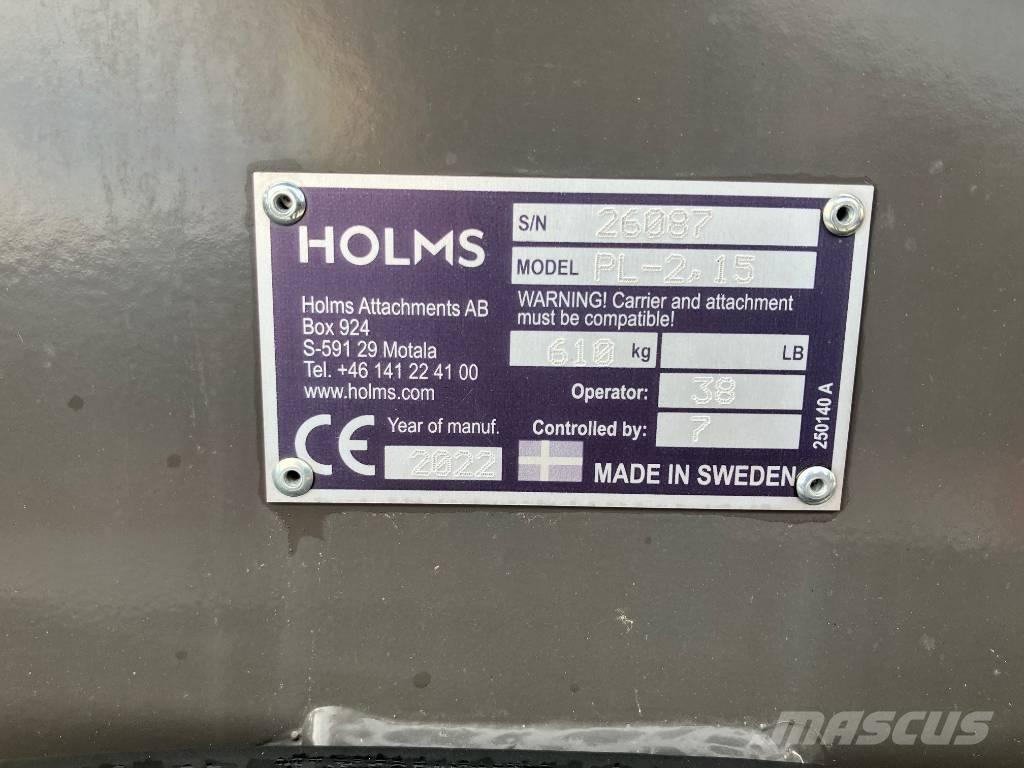 Holms PL215 Šlavimo technika