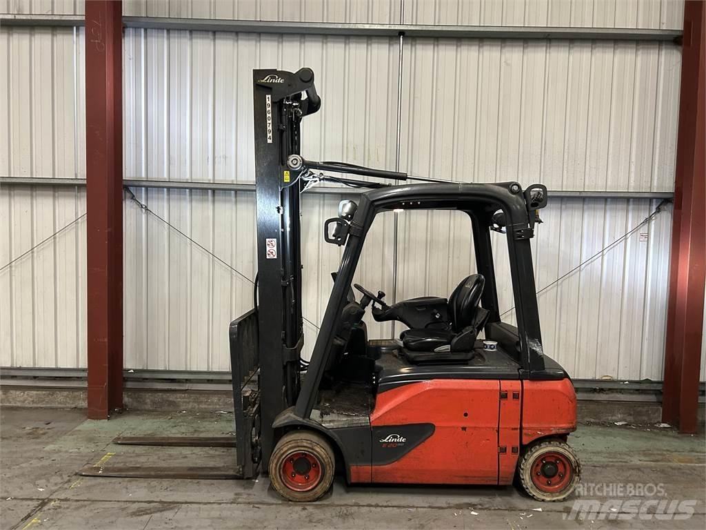 Linde E20PL-02 Elektriniai šakiniai krautuvai