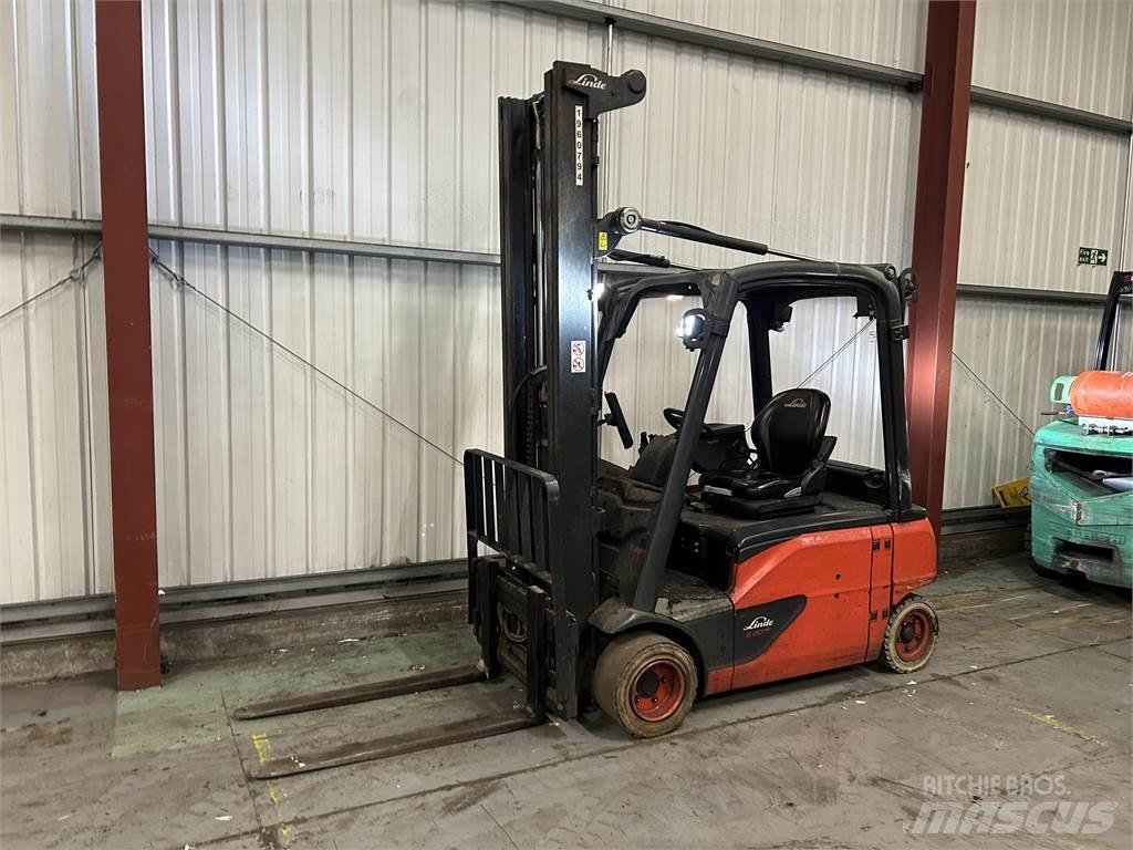 Linde E20PL-02 Elektriniai šakiniai krautuvai