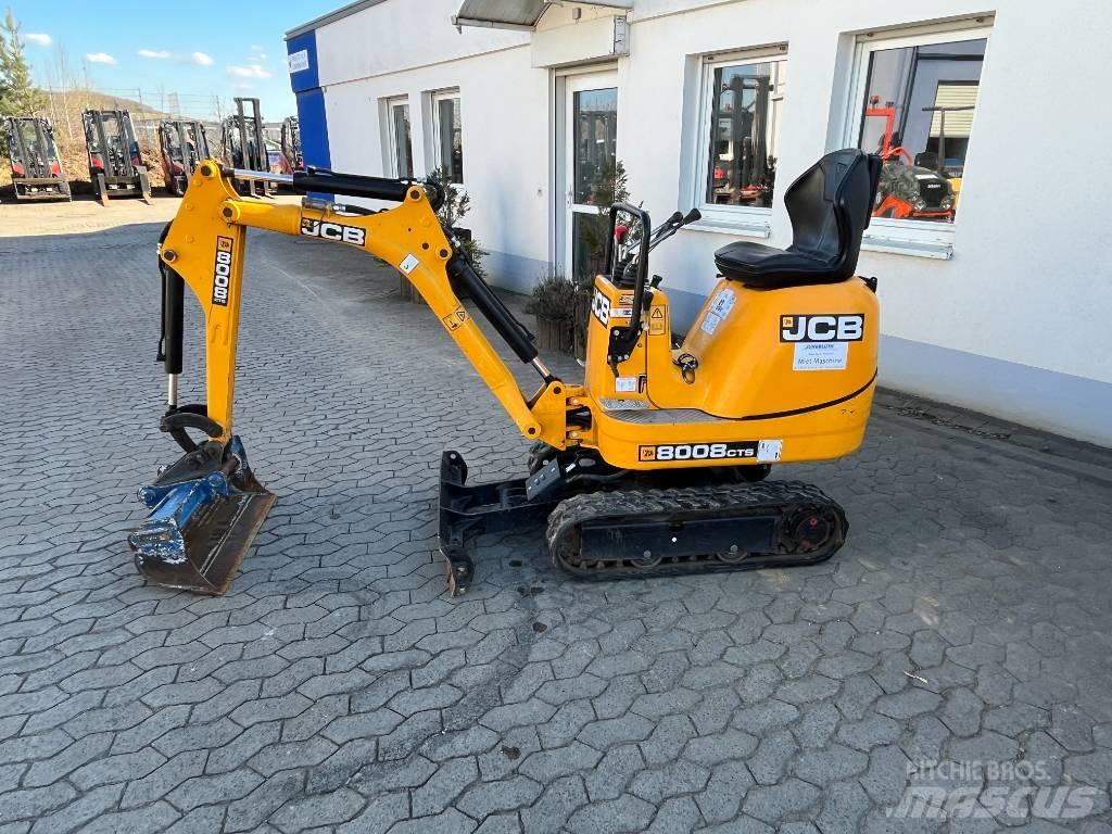 JCB 8008 Mini ekskavatoriai < 7 t