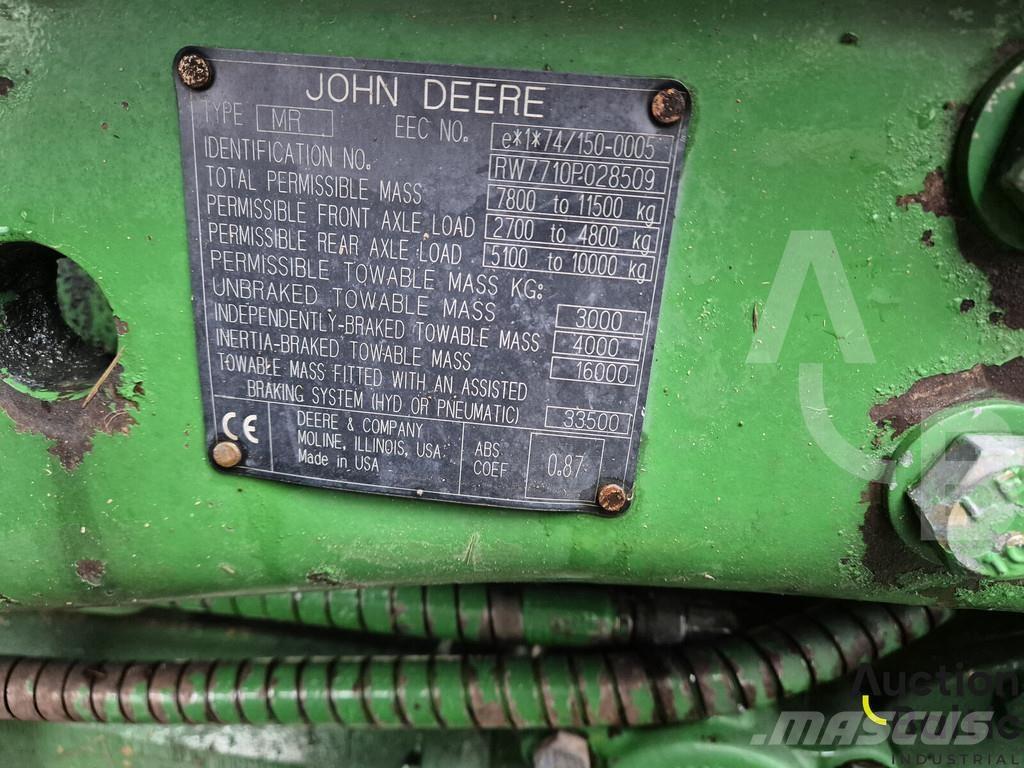 John Deere 7710 Traktoriai