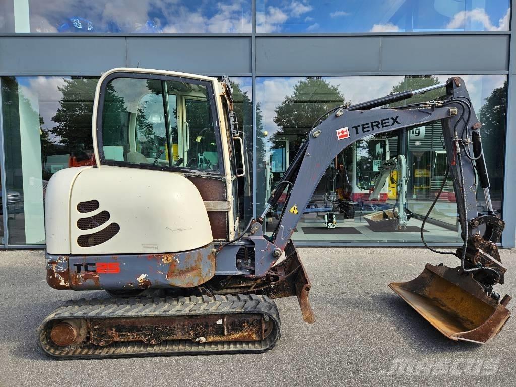 Terex tc25 Mini ekskavatoriai < 7 t