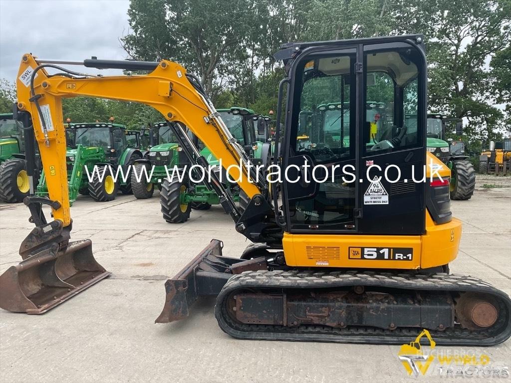 JCB 51 R-1 Mini ekskavatoriai < 7 t