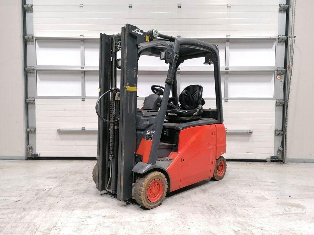 Linde E16PH-01 Elektriniai šakiniai krautuvai