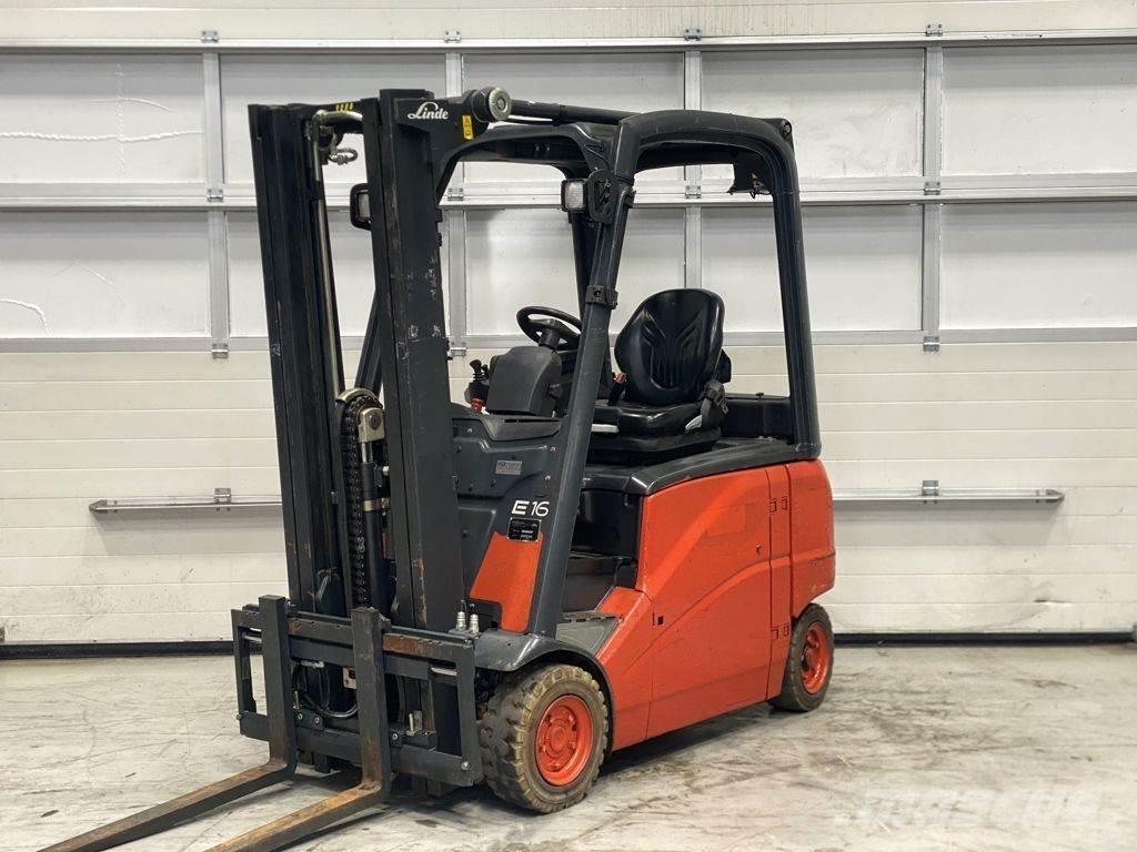 Linde E16PH-01 Elektriniai šakiniai krautuvai