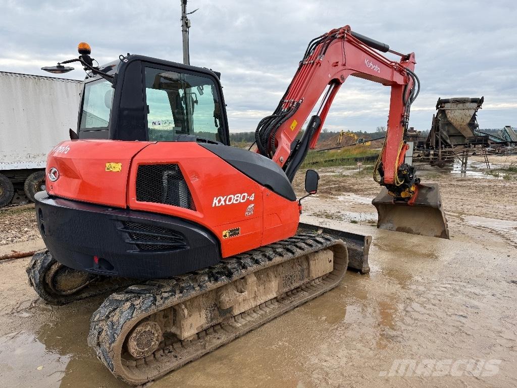 Kubota KX 080-4 Mini ekskavatoriai < 7 t