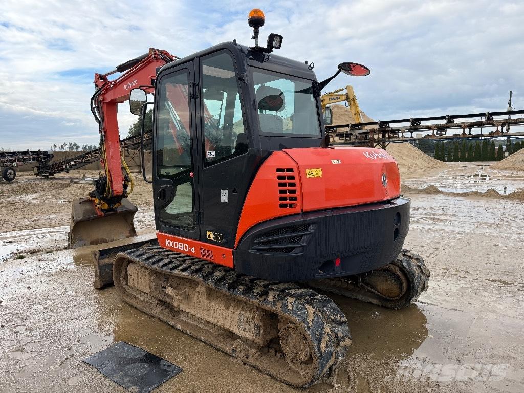 Kubota KX 080-4 Mini ekskavatoriai < 7 t