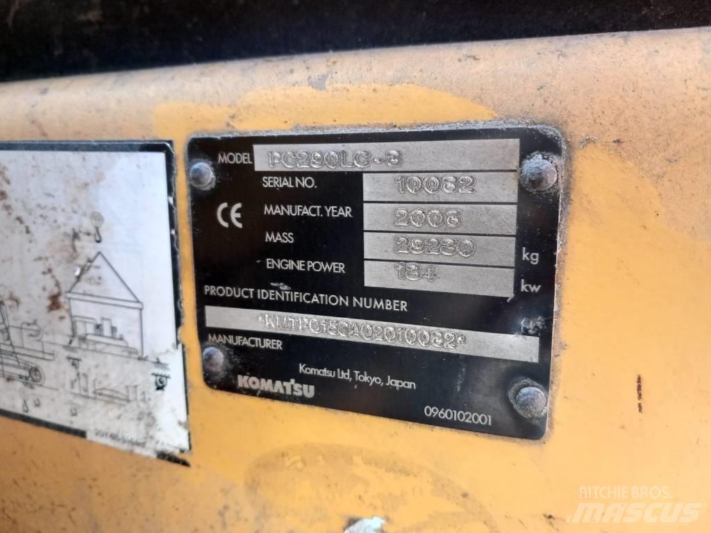 Komatsu PC 290 LC-3 Vikšriniai ekskavatoriai