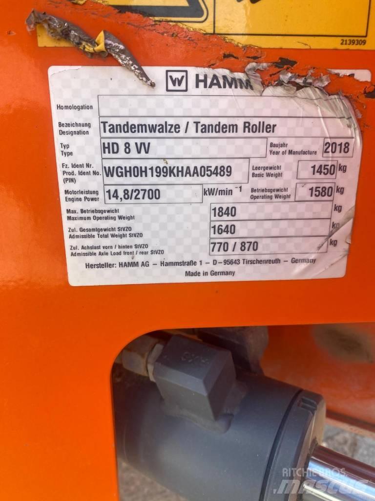 Hamm HD8VV Porinių būgnų volai