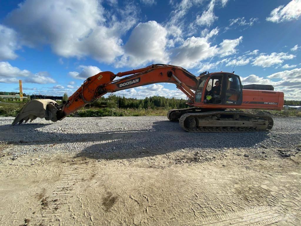 Doosan DX420LC Vikšriniai ekskavatoriai
