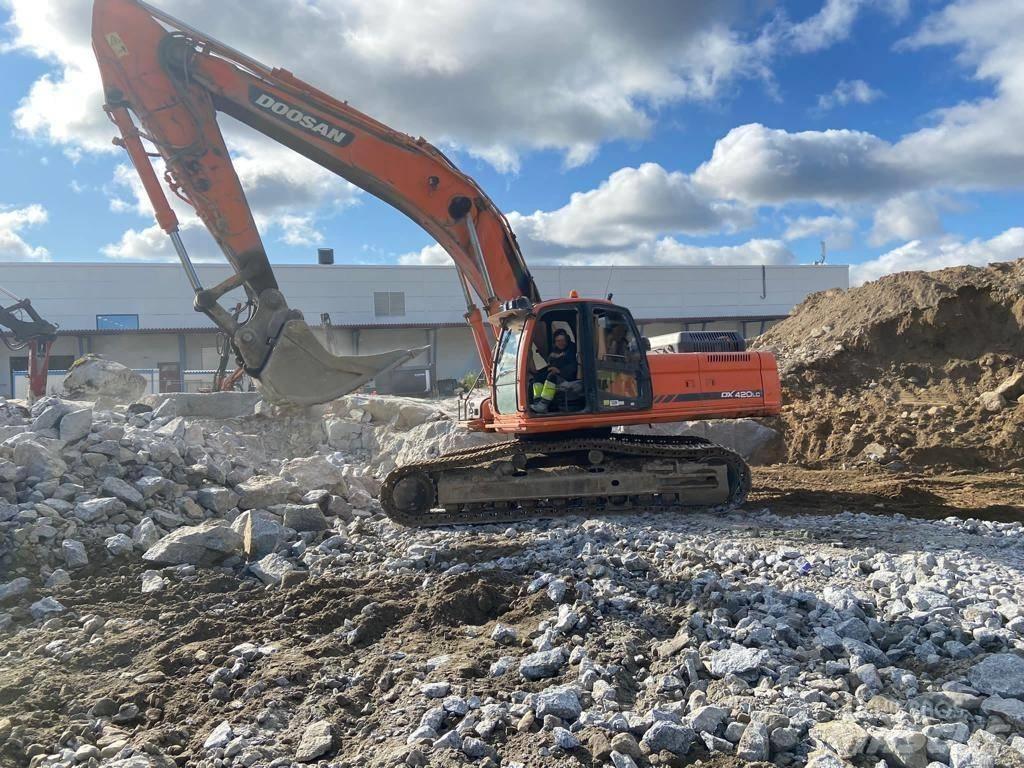 Doosan DX420LC Vikšriniai ekskavatoriai