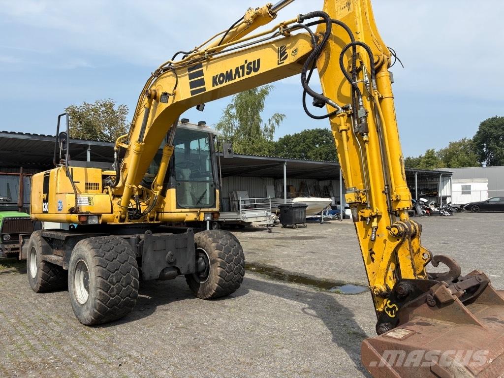 Komatsu PW 130-7K Ratiniai ekskavatoriai