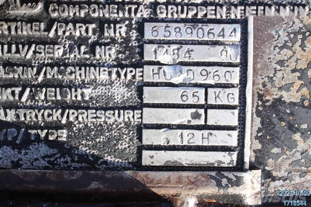 Huddig 960 Važiuoklė ir suspensija