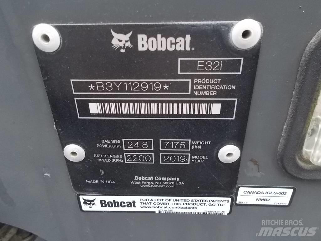 Bobcat E32i Mini ekskavatoriai < 7 t