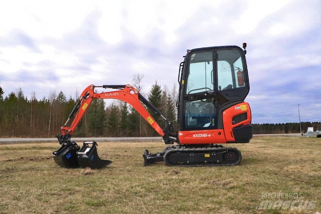Kubota KX016-4 Mini ekskavatoriai < 7 t