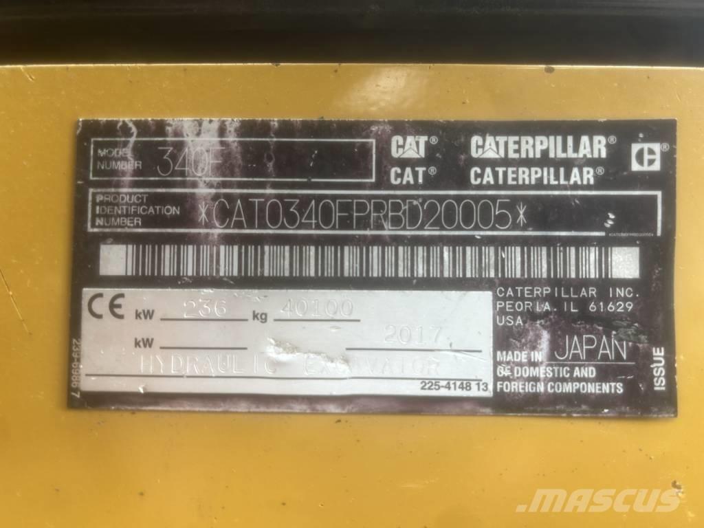 CAT 340 UHD Vikšriniai ekskavatoriai