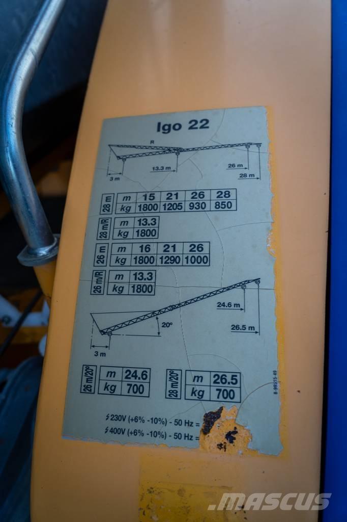 Potain Igo 22 Save pakeliantys kranai