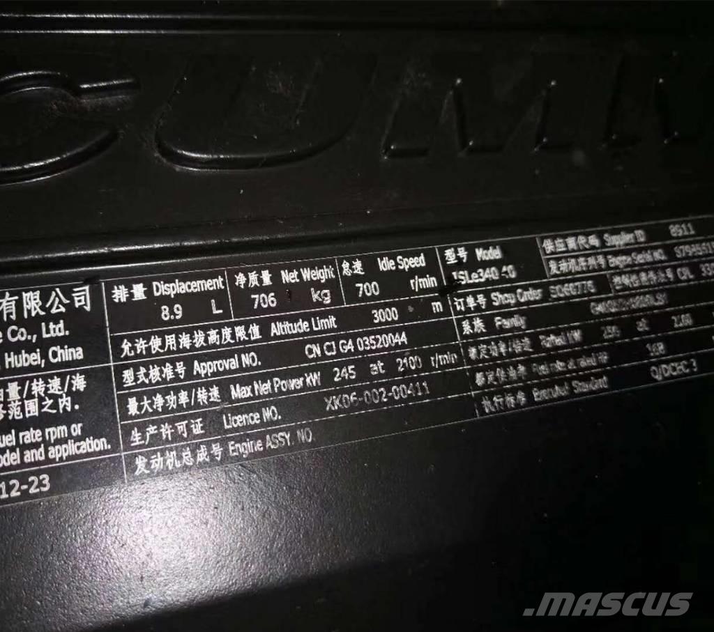 Cummins ISLe340 30 Varikliai