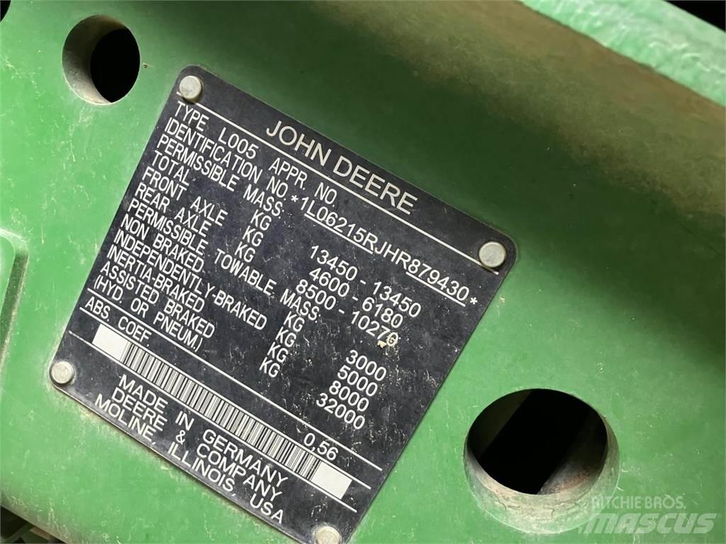 John Deere 6215R Traktoriai
