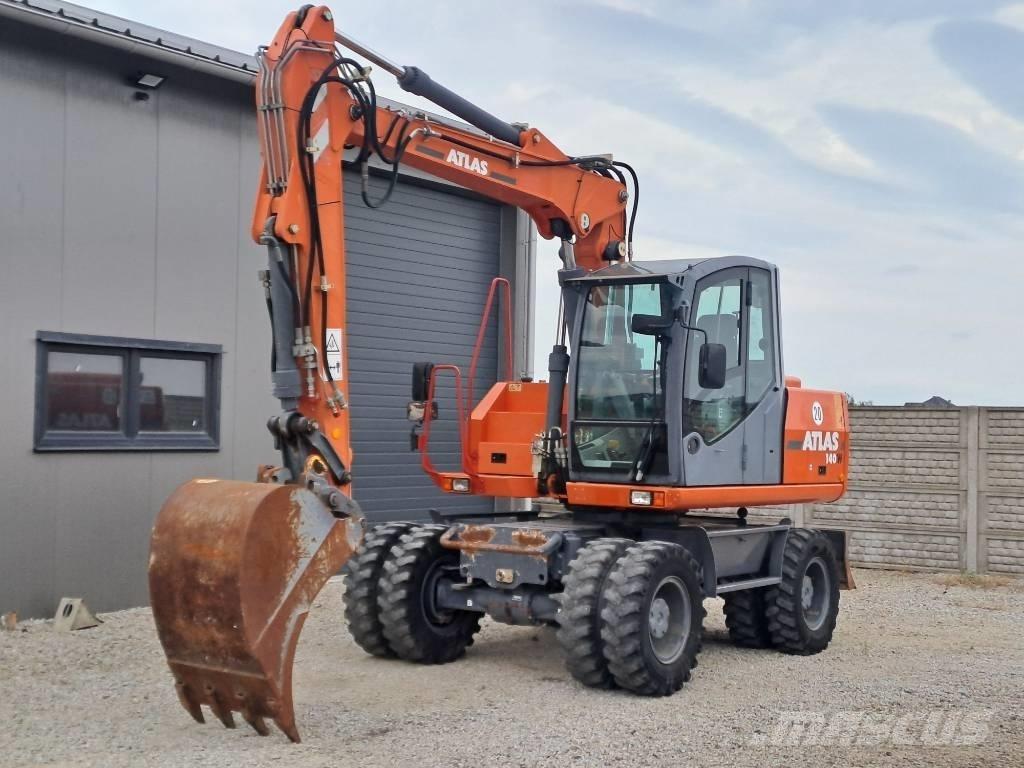 Atlas 140 W Ratiniai ekskavatoriai