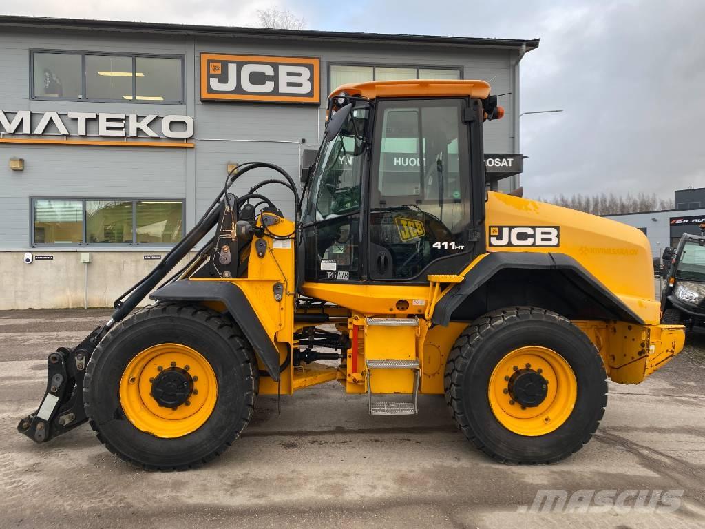 JCB 411 HT T4i Naudoti ratiniai krautuvai