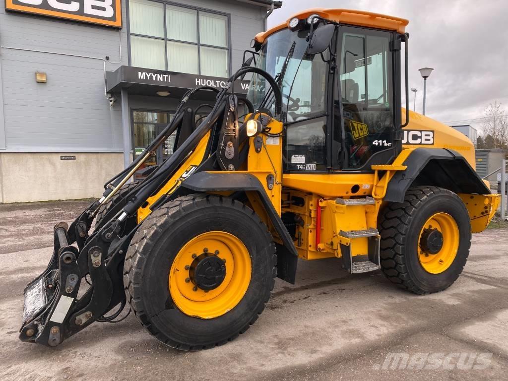 JCB 411 HT T4i Naudoti ratiniai krautuvai